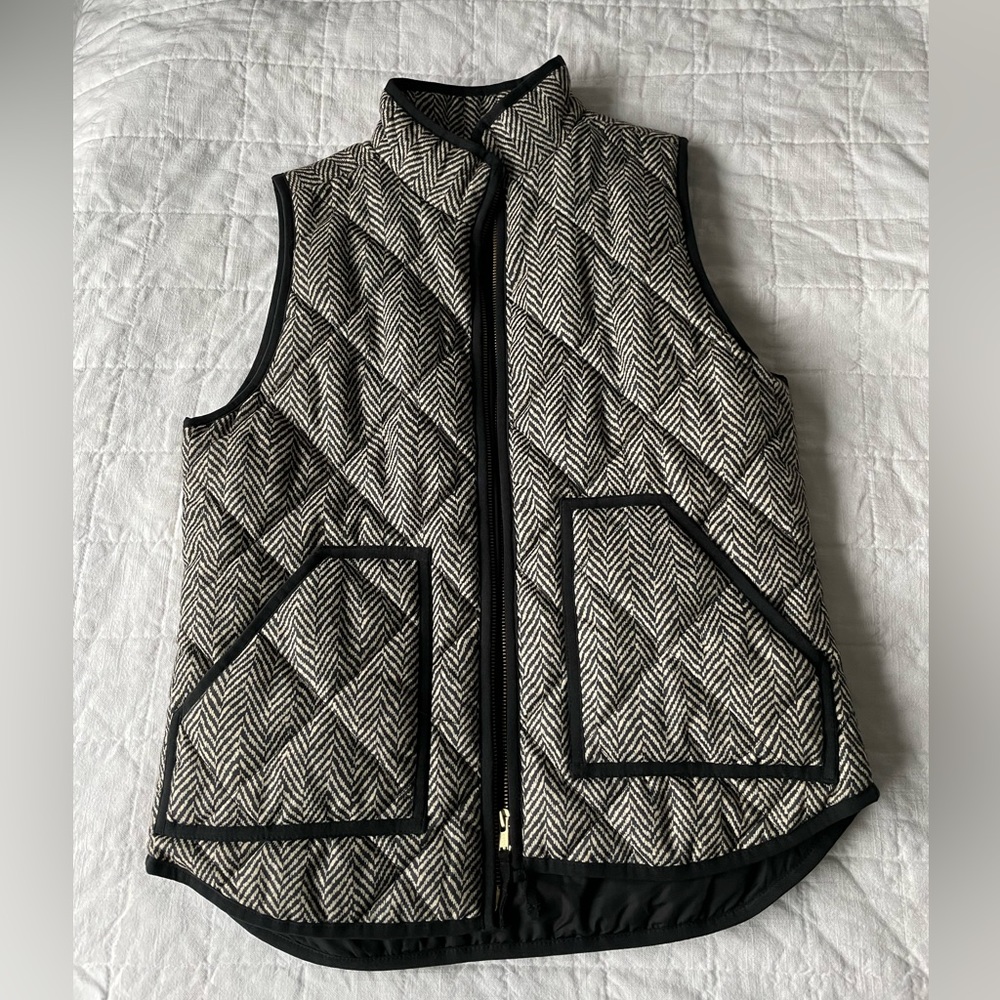 J. Crew Herringbone Vest